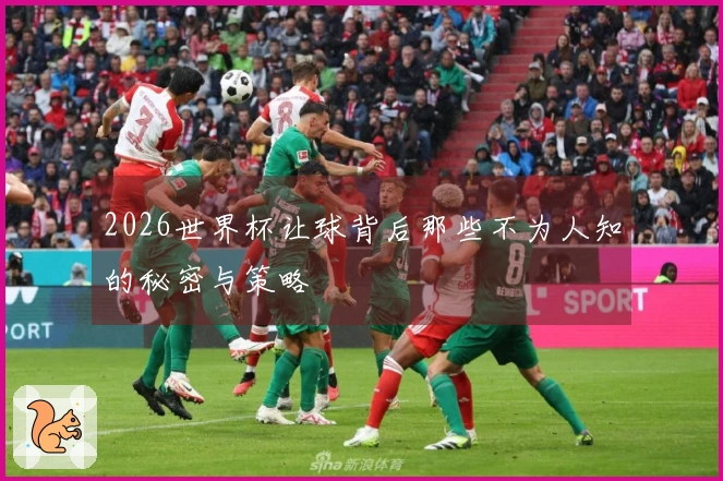 2026世界杯让球背后那些不为人知的秘密与策略